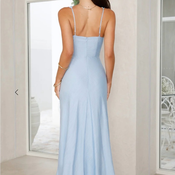 HELLO MOLLY - JUICY FLORAL MAXI DRESS BLUE - Picture 2 of 3